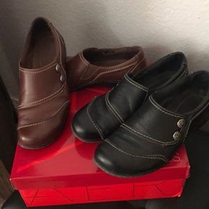 2 Pairs of Loafer Style Clark’s